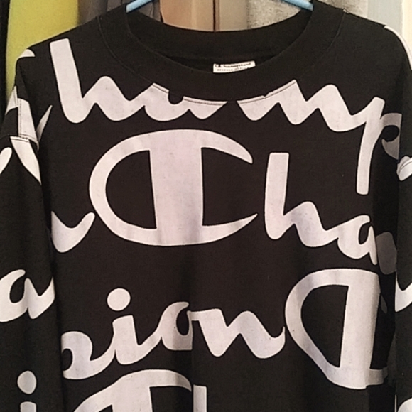 Champion Other - Champion heavy sweatshirt with champion in cursive written on whole piece.